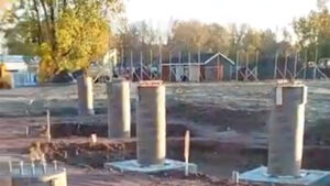 Footings for Grand Stands